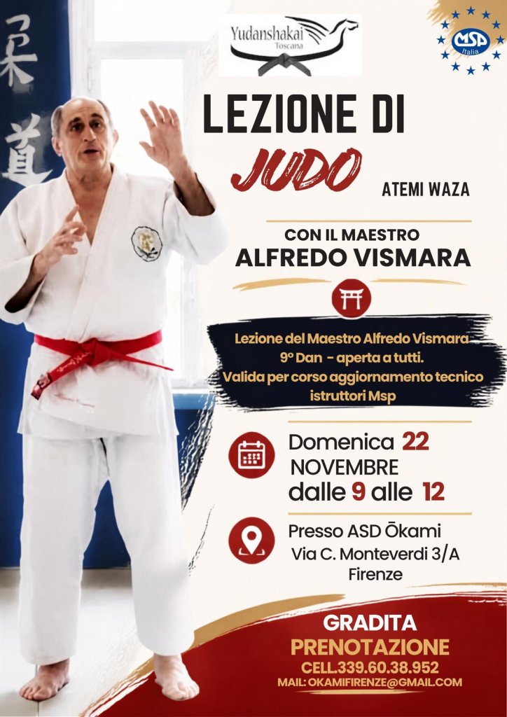 Stage Judo Vismara Firenze 2026