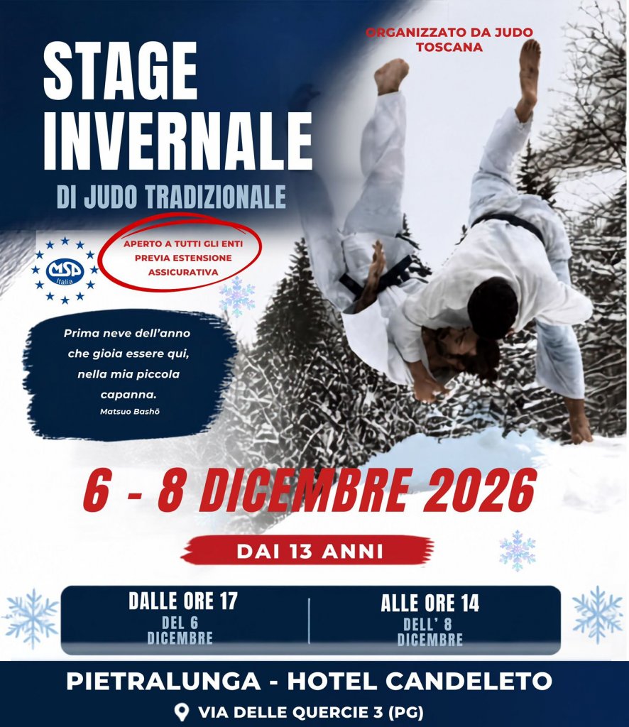 Stage invernale Judo Firenze 2026